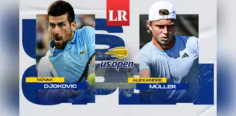 ¿Dónde juegan Novak Djokovic vs. Alexandre Müller EN VIVO HOY por US Open 2023?
