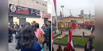 Tacneños reclaman que no pueden ingresar a plaza para ceremonia de reincorporación de la región