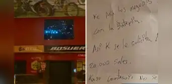 "Veremos quién te cuida las 24 horas": extorsionadores exigen S/20.000 a empresario para no matarlo