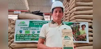 ¡De Perú para el mundo! Campesinos del Vraem exportan por primera vez 20 toneladas de café a Canadá