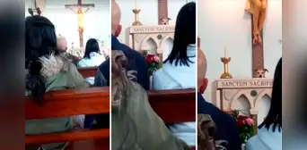 Feligreses van a iglesia y encuentran a perrito oficiando la misa: “Padre Firulais” Feligreses van a iglesia y encuentran a perrito oficiando la misa: “Padre Firulais”