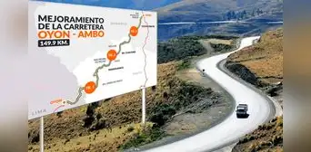 Carretera Oyón – Tambo: ¿qué regiones de la costa, sierra y selva del Perú conecta?
