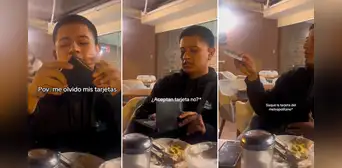 Joven intenta pagar la cuenta con su tarjeta del Metropolitano y la reacción de la mesera se vuelve viral