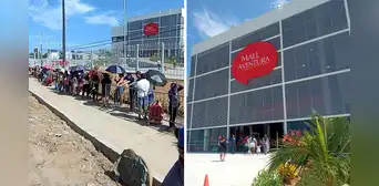 Ciudadanos realizan largas colas a 33 ºC para ingresar a nuevo centro comercial de Iquitos Ciudadanos realizan largas colas a 33 ºC para ingresar a nuevo centro comercial de Iquitos