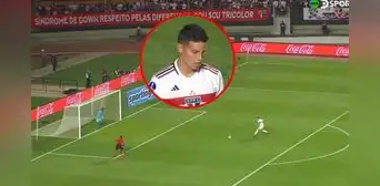 James Rodríguez y el pésimo penal que pateó y derivó en la clasificación de LDU de Guerrero James Rodríguez y el pésimo penal que pateó y derivó en la clasificación de LDU de Guerrero