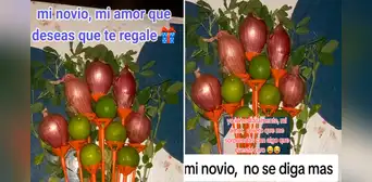Novio sorprende a su pareja con un ramo de cebollas y limones: ¡el regalo más caro del Perú! Novio sorprende a su pareja con un ramo de cebollas y limones: ¡el regalo más caro del Perú!