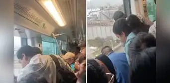 Usuaria narra situación dentro de tren de la Línea 1 tras incidente: "Empezaron a desmayarse" Usuaria narra situación dentro de tren de la Línea 1 tras incidente: "Empezaron a desmayarse"