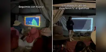 Joven hace doblajes de películas en quechua para proyectarlas en comunidad de Cusco: “Qué hermoso” Joven hace doblajes de películas en quechua para proyectarlas en comunidad de Cusco: “Qué hermoso”