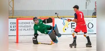 España aplastó 6-2 a Italia y avanza a la final del Europeo Sub-17 de Hockey sobre Patines España aplastó 6-2 a Italia y avanza a la final del Europeo Sub-17 de Hockey sobre Patines