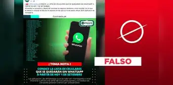 WhatsApp no "dejará de funcionar" en septiembre de 2023 en varios celulares: la lista es falsa WhatsApp no "dejará de funcionar" en septiembre de 2023 en varios celulares: la lista es falsa