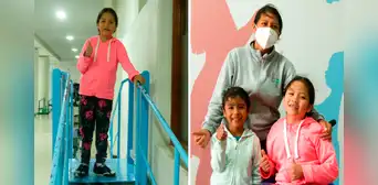 Niña de 8 años da sus primeros pasos luego de que le dijeran que no caminaría más tras negligencia Niña de 8 años da sus primeros pasos luego de que le dijeran que no caminaría más tras negligencia