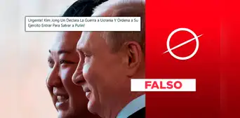 Kim Jong Un, líder de Corea del Norte, no declaró la guerra a Ucrania: no hay registro oficial