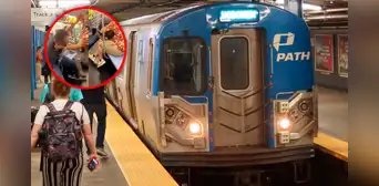 Venezolanos en Estados Unidos son agredidos en el metro de New York Venezolanos en Estados Unidos son agredidos en el metro de New York