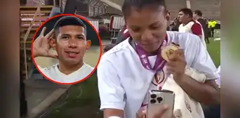 Hermana de Edison Flores y su mensaje al 'Orejas' tras ganar la Liga Femenina: "Ahora te toca a ti"