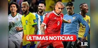 Eliminatorias Sudamericanas 2026, últimas noticias: nuevas bajas en Perú y Brasil