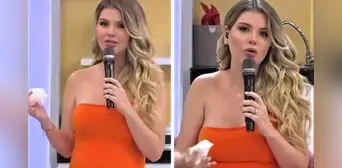 Brunella Horna sufrió descompensación EN VIVO, pero fue auxiliada por Verónica Linares