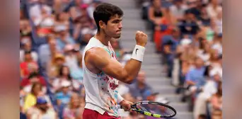 Carlos Alcaraz venció 3-0 a Matteo Arnaldi y clasificó a cuartos de final del US Open 2023