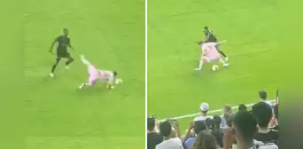 El inédito video de Messi recibiendo una patada y levantándose para 'bailar' a su rival