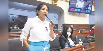 Hay riesgo de dilación en denuncia contra Rosio Torres