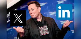 Elon Musk dice que LinkedIn "da cringe" y hará que 'X' (Twitter) la destrone con su nueva opción