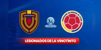 Venezuela vs. Colombia: ¿cuáles son las bajas de la Vinotinto para el debut por eliminatorias? Venezuela vs. Colombia: ¿cuáles son las bajas de la Vinotinto para el debut por eliminatorias?