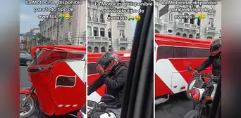 Motaxista peruano modifica su vehículo y lo convierte en una increíble ‘motosina’: ¡solo en Perú!