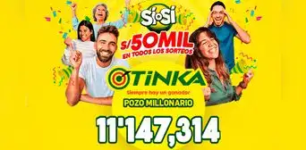 Resultados de La Tinka del miércoles 6 de septiembre: números ganadores del último sorteo Resultados de La Tinka del miércoles 6 de septiembre: números ganadores del último sorteo