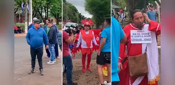 Paraguayo se vuelve viral por su reacción al ver a un grupo de hinchas peruanos: “Qué mirada” Paraguayo se vuelve viral por su reacción al ver a un grupo de hinchas peruanos: “Qué mirada”