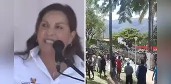 Llegada de Dina Boluarte a Junín desata protestas y enfrentamientos que dejan 2 heridos