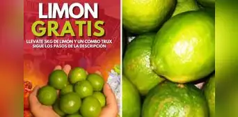 Restaurante sortea 5 kilos de limón entre personas que compartan su página