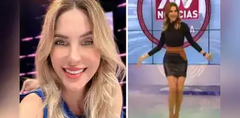 Juliana Oxenford pausa su noticiero EN VIVO y baila tras empate de Perú ante Paraguay: "Pongan ritmo"
