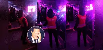 La envían a trabajar como seguridad y termina cantando en concierto de Luis Miguel La envían a trabajar como seguridad y termina cantando en concierto de Luis Miguel