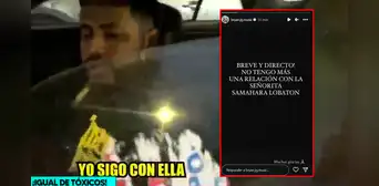 Bryan Torres es captado saliendo del departamento de Samahara: “No he terminado con ella” Bryan Torres es captado saliendo del departamento de Samahara: “No he terminado con ella”
