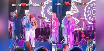 "Lo intimidan": Chechito recibe inesperados regalos de fans en concierto en Nasca "Lo intimidan": Chechito recibe inesperados regalos de fans en concierto en Nasca