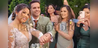 Lesly Águila fue dama de honor de Estrella Torres y se conmueve: "Su felicidad es la mía" Lesly Águila fue dama de honor de Estrella Torres y se conmueve: "Su felicidad es la mía"