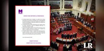 Partido Morado por investigación del Congreso a la JNJ: “El equilibrio de poderes está siendo pisoteado”