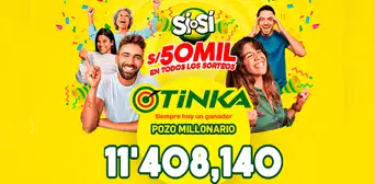 Resultados de La Tinka: sorteo y jugada ganadora del último domingo 10 de septiembre