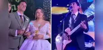 William Luna sorprende a Estrella Torres y su esposo, Kevin Salas, al cantar en su matrimonio William Luna sorprende a Estrella Torres y su esposo, Kevin Salas, al cantar en su matrimonio