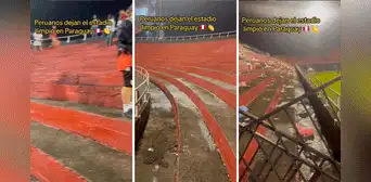 Peruanos impresionan al dejar las tribunas limpias del estadio tras Paraguay vs. Perú: “Dieron el ejemplo” Peruanos impresionan al dejar las tribunas limpias del estadio tras Paraguay vs. Perú: “Dieron el ejemplo”