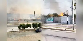 Registran incendio en interior de Universidad de Piura Registran incendio en interior de Universidad de Piura