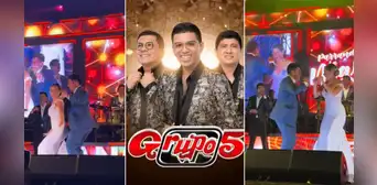¿Cómo es una boda con el Grupo 5?: pareja disfrutó de su fiesta con la orquesta norteña ¿Cómo es una boda con el Grupo 5?: pareja disfrutó de su fiesta con la orquesta norteña