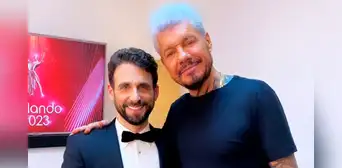 Rodrigo González comparte fotografía con Marcelo Tinelli y aclara: "Me dio una exclusiva" Rodrigo González comparte fotografía con Marcelo Tinelli y aclara: "Me dio una exclusiva"
