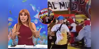 Magaly critica pelea entre hinchas peruanos previo al Perú vs. Brasil: “¿El amor por la patria?”