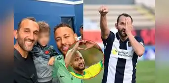 Página oficial de Neymar resaltó a Hernán Barcos tras visita de la selección de Brasil a Matute