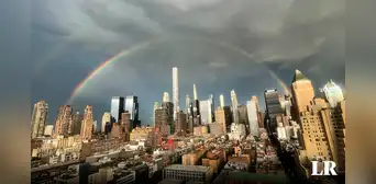 Captan doble arcoíris en Nueva York a 22 años del atentado del 11S y conmueve a todo EE. UU. Captan doble arcoíris en Nueva York a 22 años del atentado del 11S y conmueve a todo EE. UU.