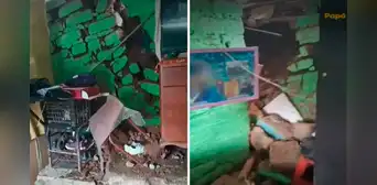 ¡Se salva de milagro! Derrumbe en Villa María del Triunfo dejó a niña atrapada entre escombros ¡Se salva de milagro! Derrumbe en Villa María del Triunfo dejó a niña atrapada entre escombros
