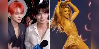 TXT en los MTV VMAs 2023: Shakira sorprendió a los idols k-pop con sus movimientos de caderas TXT en los MTV VMAs 2023: Shakira sorprendió a los idols k-pop con sus movimientos de caderas