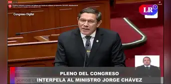 Interpelación al ministro de Defensa, EN VIVO: Jorge Chávez asiste al Congreso por muertes en el VRAEM