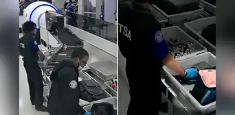 Así robaban oficiales a pasajeros durante control de equipaje en aeropuerto: uno será enjuiciado Así robaban oficiales a pasajeros durante control de equipaje en aeropuerto: uno será enjuiciado