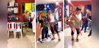 Joven celebra cumpleaños a ritmo de carnaval cajamarquino y se lleva los aplausos